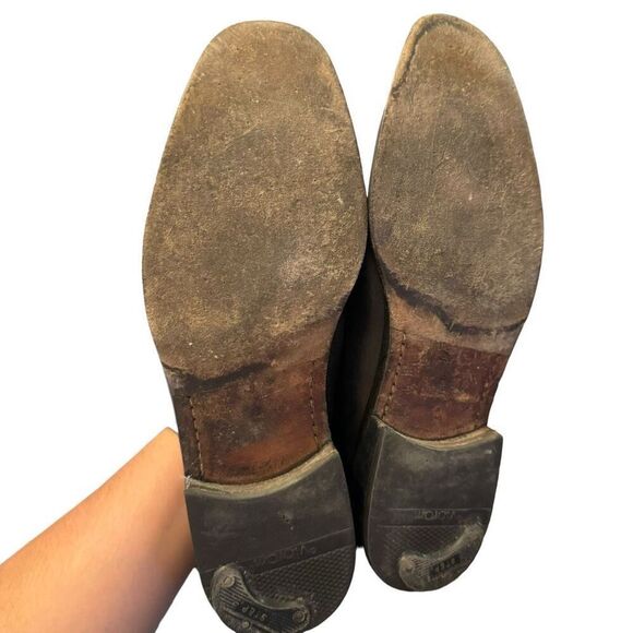 SALVATORE FERRAGAMO BLACK CALFSKIN LEATHER PENNY LOAFER size 8 men’s - Picture 4 of 15